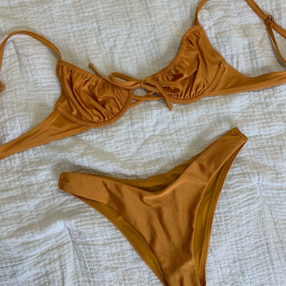 Princess Polly Other - Gold Bikini Princess Polly